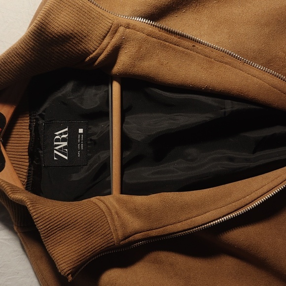 Zara faux suede Jacket - Picture 2 of 5